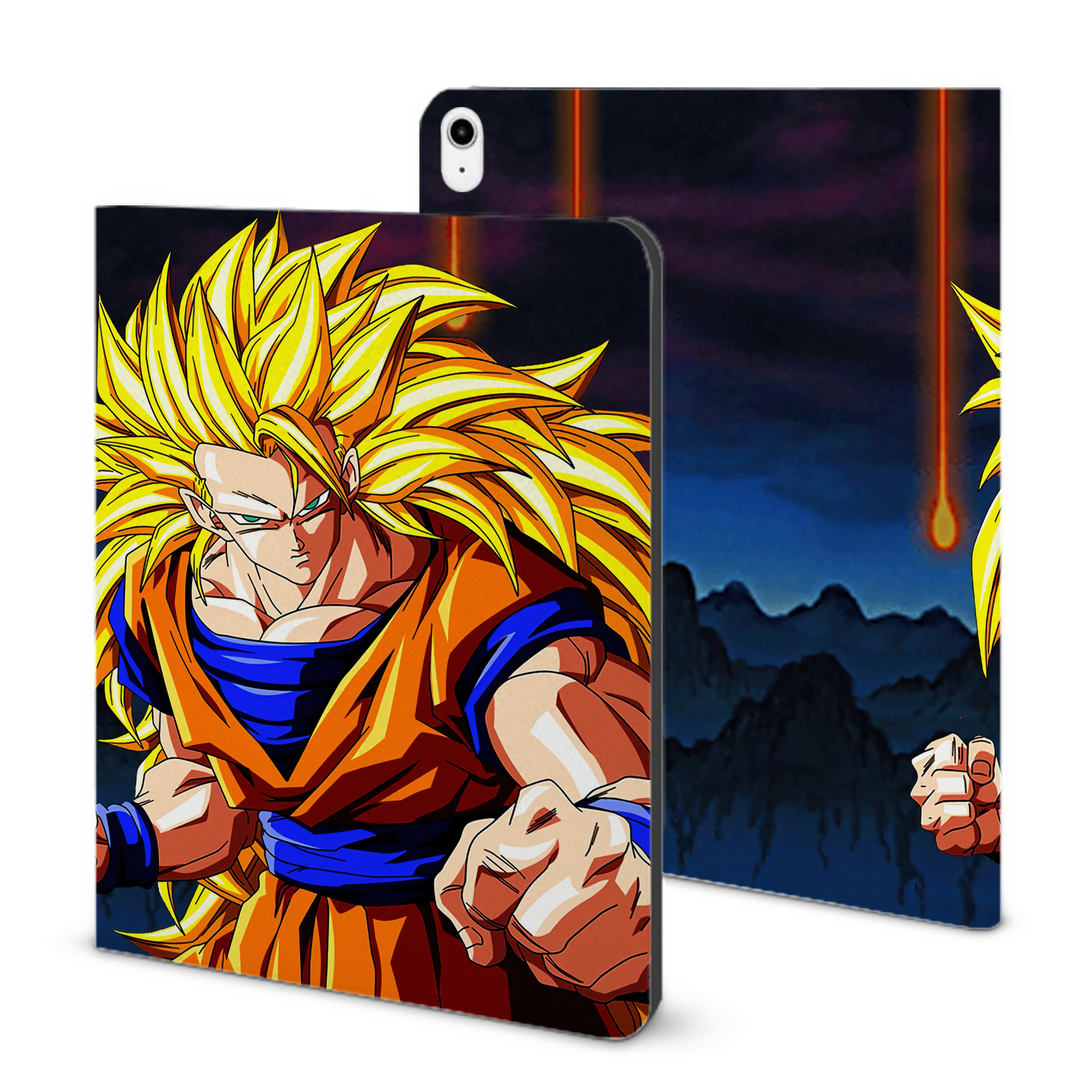 （画像用） ドラゴンボール DRAGON BALL IPadケース ペンホルダー付き ブックスタイルデザイン